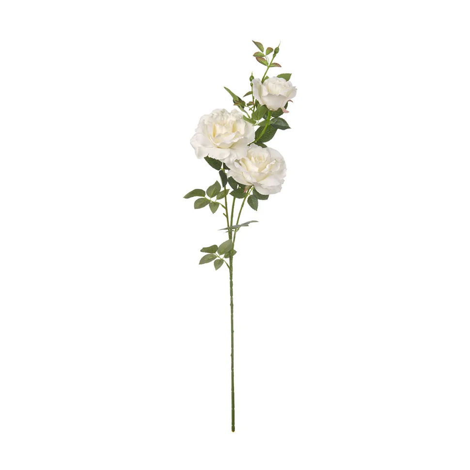 Декоративная роза, В1020, белая