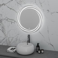 Зеркало GROSSMAN ARMA D700 LED 70х70 с сенсорным выключателем и гравировкой
