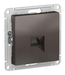 Механизм розетки компьютерной 1-местной СП AtlasDesign RJ45 мокко Systeme Electric ATN000683