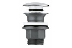 Клапан донный Grohe съемная пробка, закрывающийся (хром)