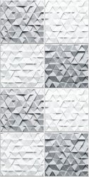 Панель ПВХ 0,25*2,7м фотопечать 8260 Серая плитка (Changeling)