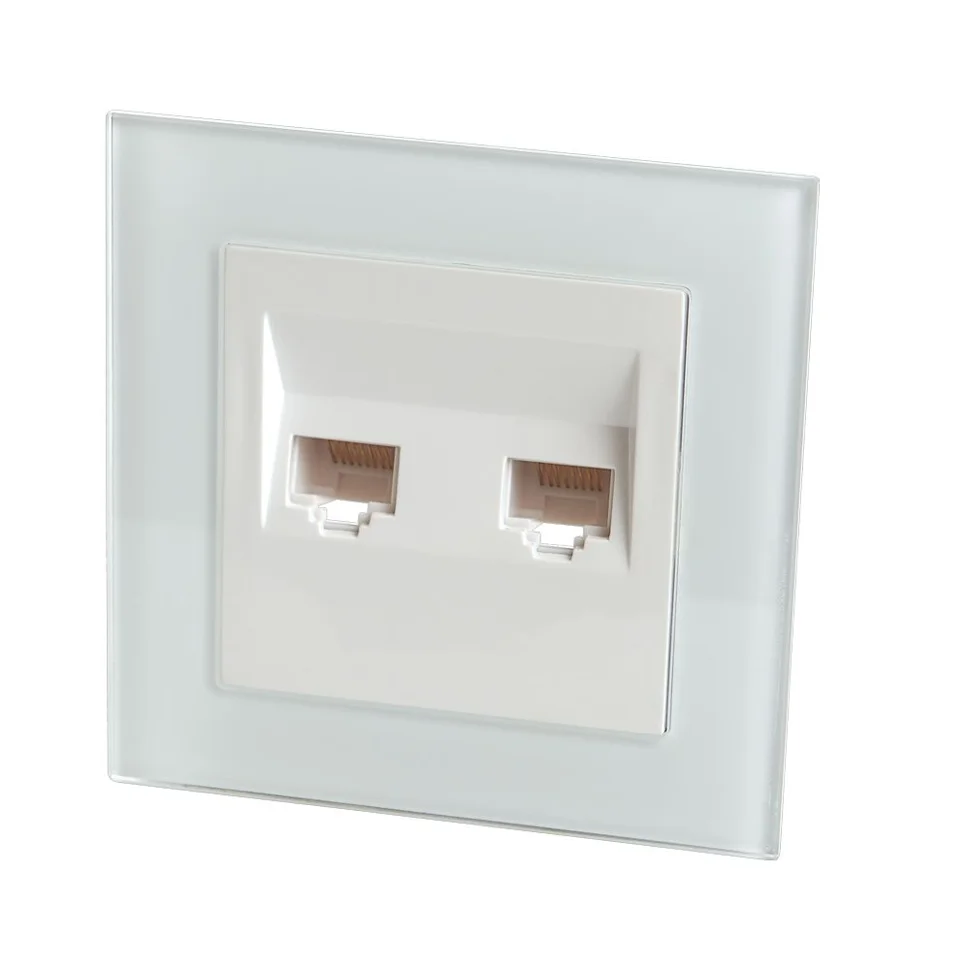 Врезная rj 45 розетка - 90 фото