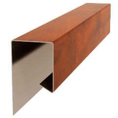 Планка J-профиль Woodstock Ecosteel глянец ** для М/сайдинга МП 25*30*3м.п.