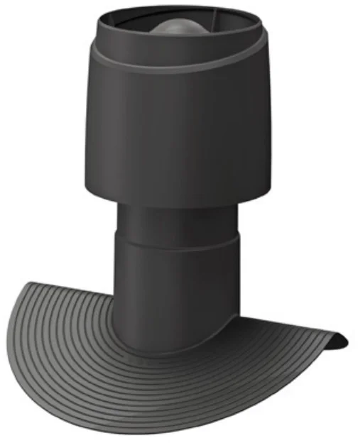 Аэратор ALIPAI Flow (дефлектор) коньковый труба D=160 мм черный 730182