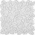 Мозаика 28,5х28,5 арт. AGPBL-WHITE
