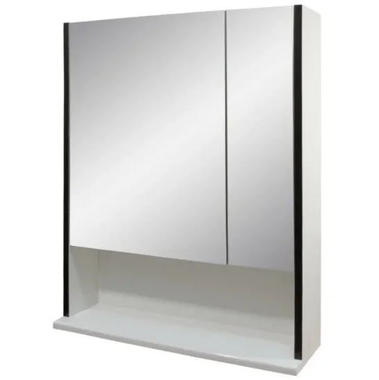 Зеркало-шкаф DORATIZ Астра 60, белый, 600х170х700