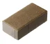Плитка тротуарная Брусчатка горчичная 200*100*60 мм (0,02 кв.м.) верхний прокрас, серый цемент СИЯН