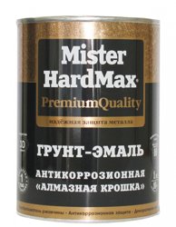 Грунт-эмаль Mr. HARDMAX "Алмазная крошка" антикоррозийная морская волна 1кг