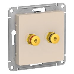 Механизм аудиорозетки 2-м СП AtlasDesign беж. SE ATN000287 Systeme Electric