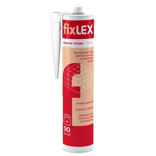 Клей монтажный BOSTIK FixLEX белый 440г