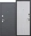 Дверь мет. FERRONI Гарда муар 8мм 860х2050 "Пр" Металл серый антрацит/БЕЛЫЙ ЯСЕНЬ МДФ