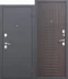 Дверь мет. FERRONI Гарда муар 8мм 860х2050 "Л" Металл серый антрацит/ВЕНГЕ МДФ