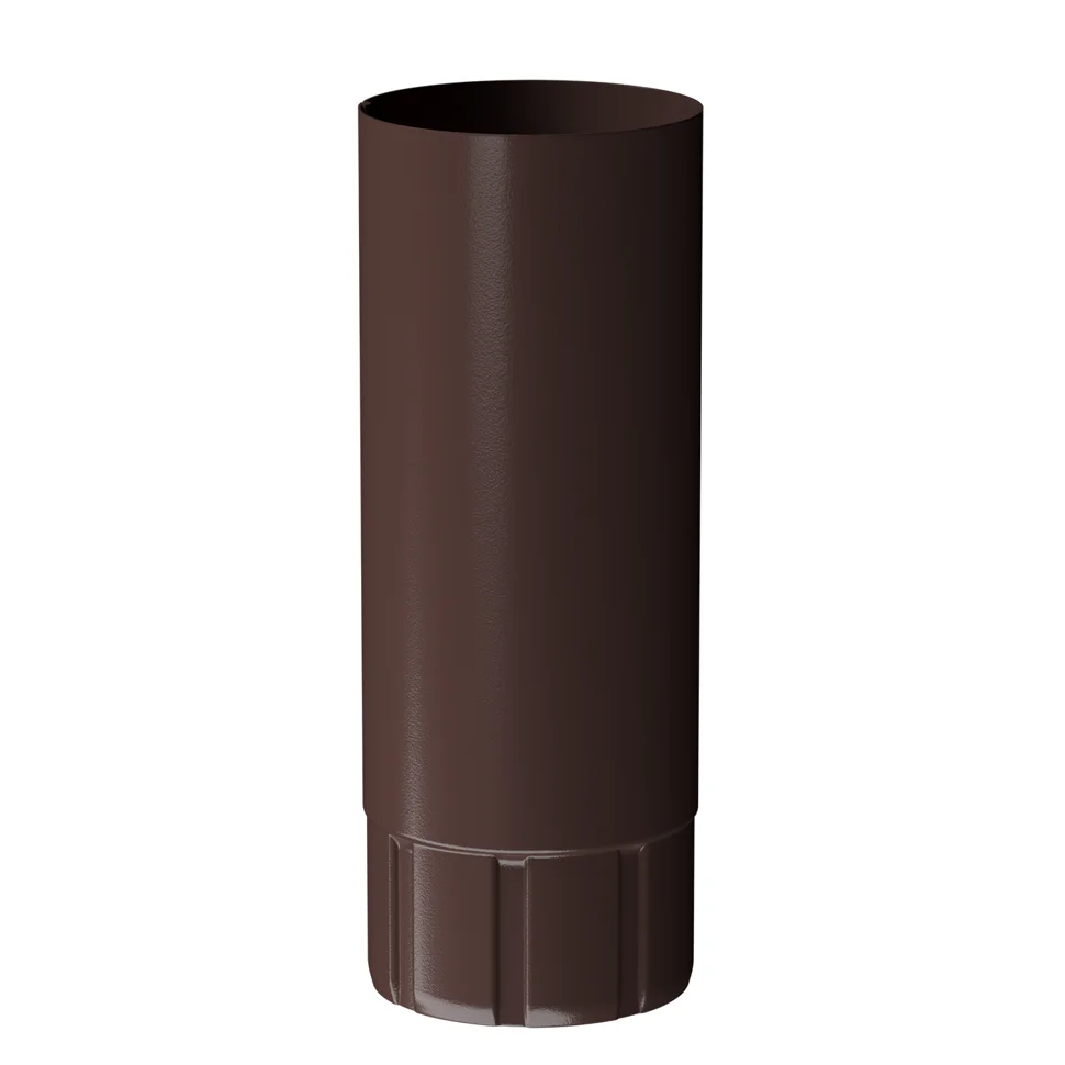Труба водосточная Döcke STAL PREMIUM шоколад (RAL 8019) L=3м.п., D90