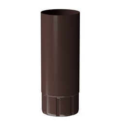 Труба водосточная D&#246;cke STAL PREMIUM шоколад (RAL 8019) L=1м.п., D90