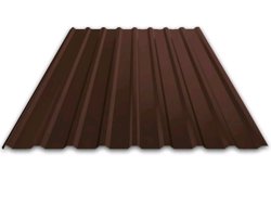 Профнастил НС-35-A, Corundum50 MATT PE, RAL 8017 (шоколад) 0.5мм STYNERGY, 1.06 * м.п.