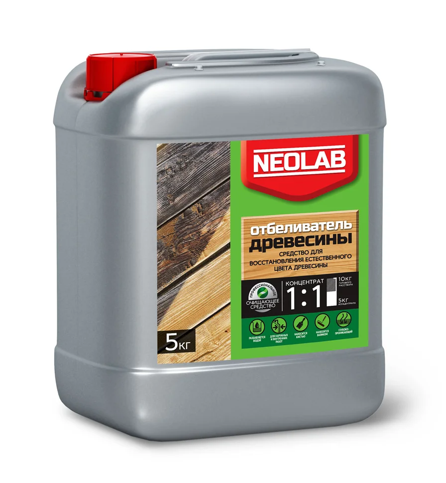 Отбеливатель древесины NEOLAB концентрат 1:1, 5 кг