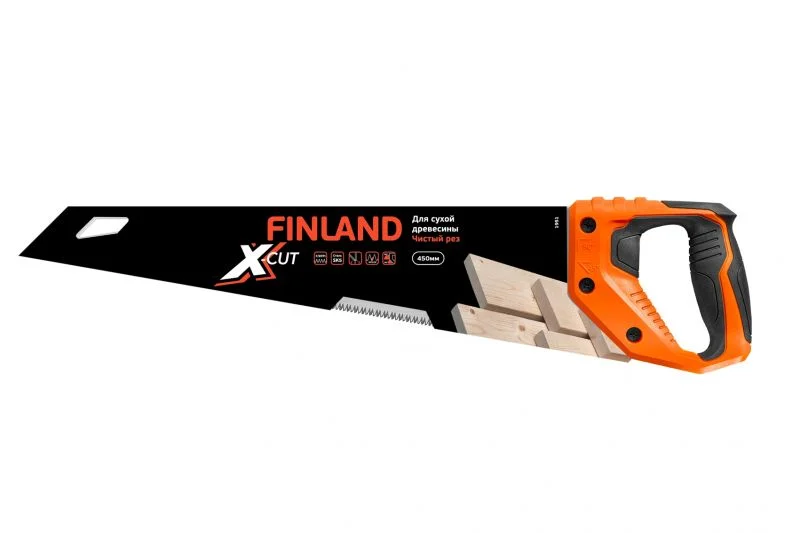 Ножовка по дереву 400мм, FINLAND для сухой древесины