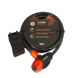 Замок велосипедный с автомат. запиранием FUARO PL-12150-KEY (12х1500мм)