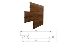 М/Сайдинг Rooftop Matte RAL **, М-2 - КЛАССИК, толщина 0.5мм, размер 0,2*м2