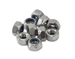 Гайка с нейлоновой вставкой М6 DIN 985 оцинк (уп 16шт) SteelRex