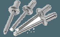 Заклёпка вытяжная 4,0х16 алюминий-сталь (уп 16шт) SteelRex