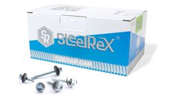 Саморез кровельный 4,8x19 сверло №2 оцинк сверло (кор.с ок 100шт) SteelRex