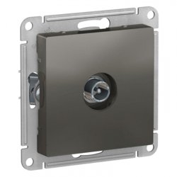 Механизм розетки TV оконечной AtlasDesign 1DB сталь Systeme Electric ATN000991