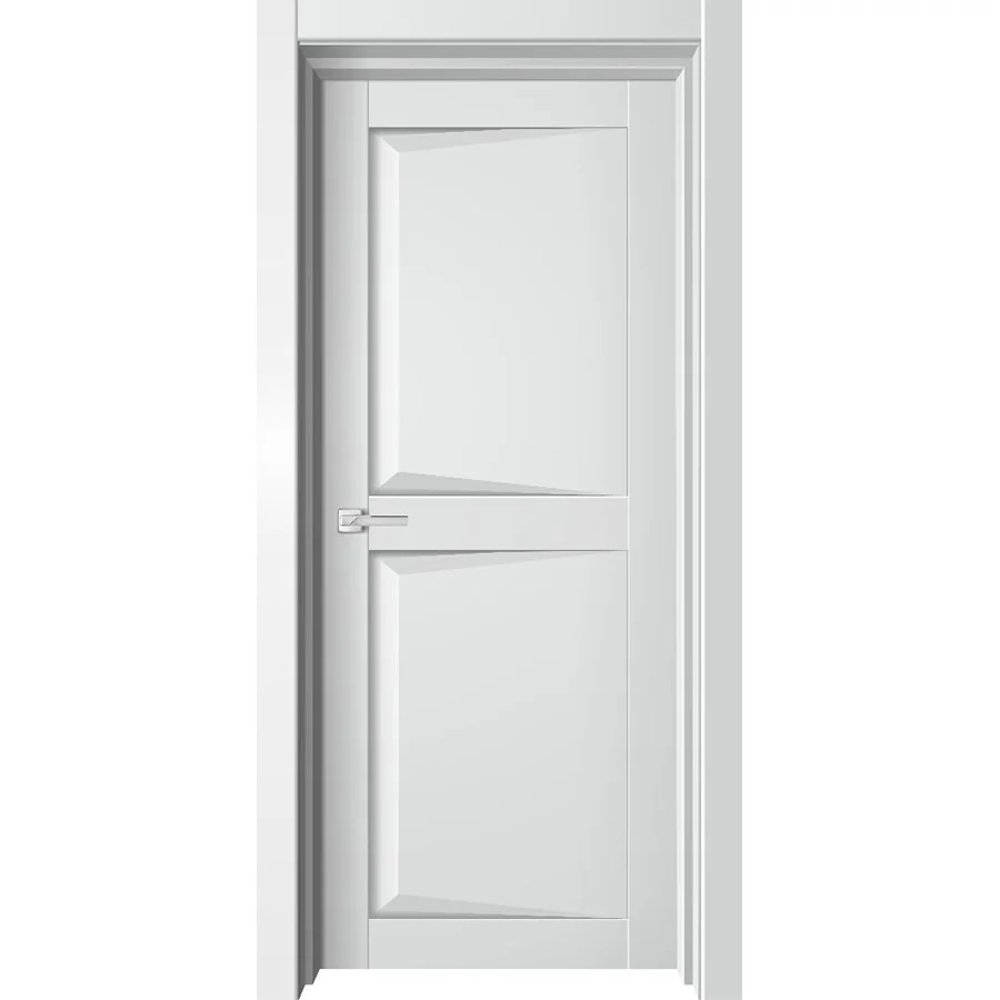 Дверь VERDA Diamon-2 белый бархат 80, винил