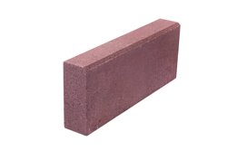 Камень бордюрный газонный красный 500*200*80 мм РЕСУРС