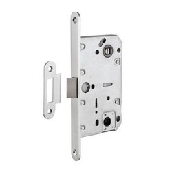 Защелка сантехническая с пластиковым язычком PUNTO PL96WC-50 SN матовый никель