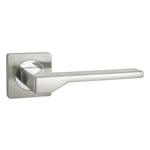 Ручка дверная AJAX LEVEL JK SN/CP-3 матовый никель