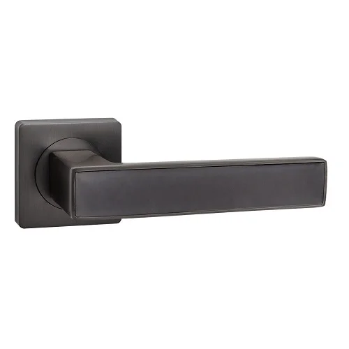Ручка дверная AJAX OPTIMA plus JK 51 GR/BL-24 графит/черный никель