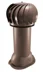 Вентиляция роторная Viotto для металлочерепицы d-110мм, h-550мм, утепленная, коричневый шоколад (RAL 8017)