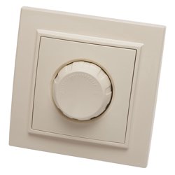 Выключатель диммирующий СП STEKKER Эрна 250В, 600W слоновая кость (PSW10-9006-02)