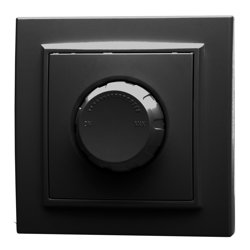 Выключатель диммирующий СП STEKKER Эрна 250В, 600W черный (PSW10-9006-03)