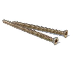 Шуруп по бетону 7,5х112 желтый цинк, шлиц Torx (уп 2шт) SteelRex