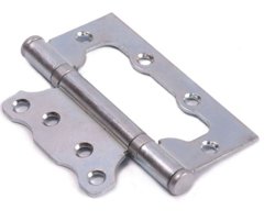 Петля накладная "БАБОЧКА" SKOBIS 100x2,5 цинк белый (2шт.)