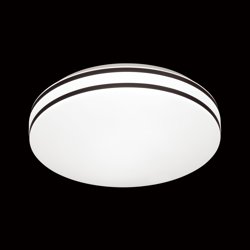 Светильник 3055/DL PALE SN 016 пластик/белый/черный LED 48Вт 4000К D390 IP43 LOBIO