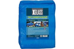 Тент строительный X-Glass, 5х6 м, 80 гр/м2, полиэтиленовый, 4-х слойный, ламинированный