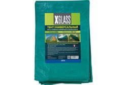 Тент строительный X-Glass, 6х8м, 120г/м2, полиэтиленовый, 3-х слойный, ламинированный