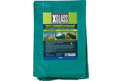 Тент строительный X-Glass, 4х6 м, 120 гр/м2, полиэтиленовый, 3-х слойный, ламинированный