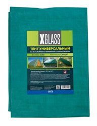Тент строительный X-Glass, 3х6 м, 120 гр/м2, полиэтиленовый, 3-х слойный, ламинированный