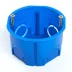 Коробка установочная для сплошных стен, синий (без инд стикера), EBX20-01-2 Feron