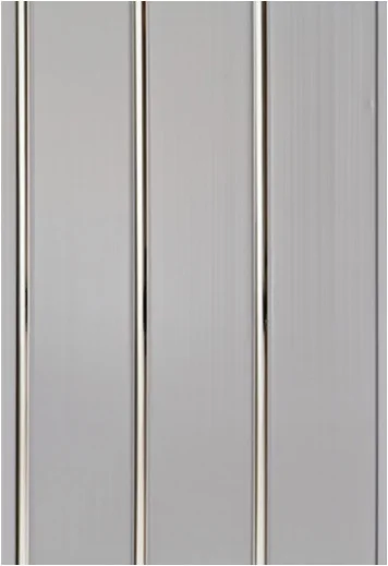 Панель ПВХ 0,25*3м Потолочная Лак Белый серебро 3-х секц. 8мм STELLA Premium