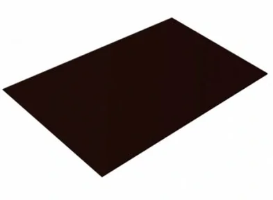 Плоский лист Norman RR 32 (тёмно-коричневый), 0.5 мм, 1,25*2 м.п., пл=2.5м2