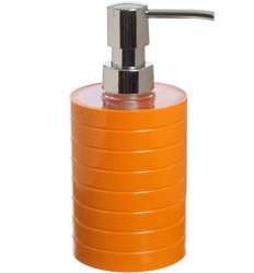 Дозатор для жидкого мыла Vanstore Linea цвет апельсин (оранжевый)