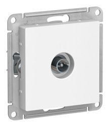 Механизм розетки телевизионной TV AtlasDesign коннектор бел. Systeme Electric ATN000193