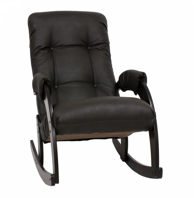 Кресло-качалка, обивка Dundi 108, каркас венге ( модель 67)