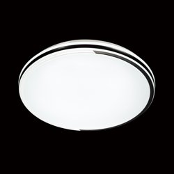 Светильник 3058/EL COLOR SN 012 пластик/белый/черный LED 72Вт 3000-6500К D480 IP43 пульт ДУ/RGB/LampSmart KEPA RGB*