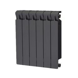 Радиатор биметаллический RIFAR Monolit 500-6 Ду 3/4 Антрацит